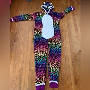 Tipsy Elves Rainbow Leopard Onesie